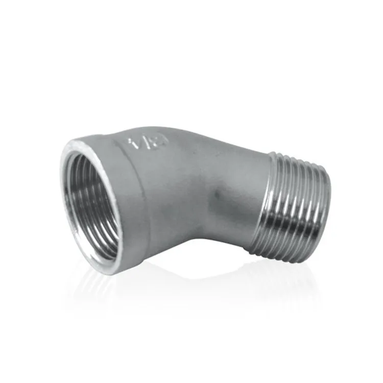 Rozsdamentes acél cső 45 fokos utcai könyökök